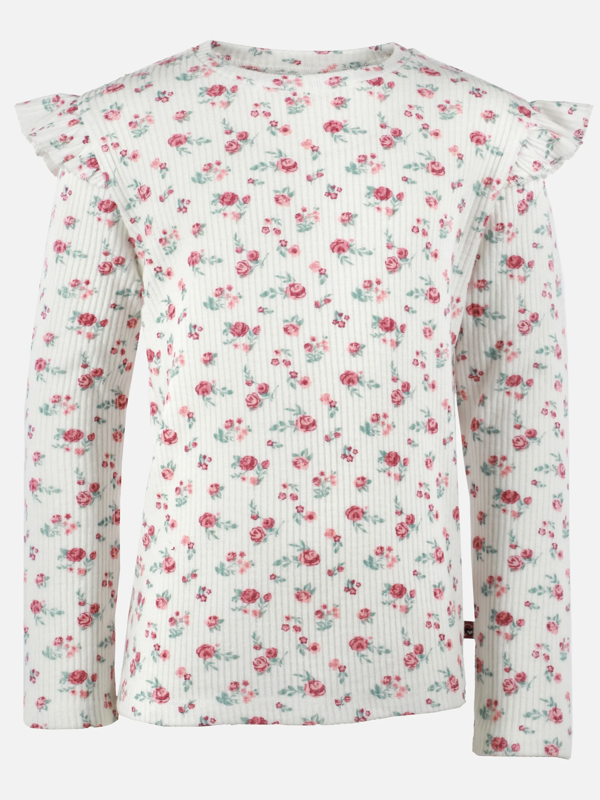 Mädchen Longsleeve mit Blumenprint