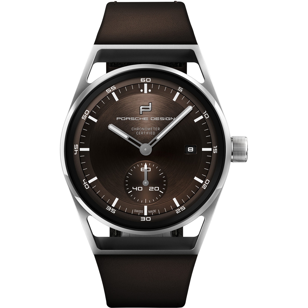 Porsche Design Sport Chrono Subsecond 39 Titanium & Brown