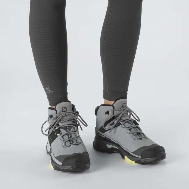 X ULTRA 4 MID WINTER THINSULATE™ CLIMASALOMON™ WATERPROOF  Winterschuhe Damen Monument/Black/Charlock
