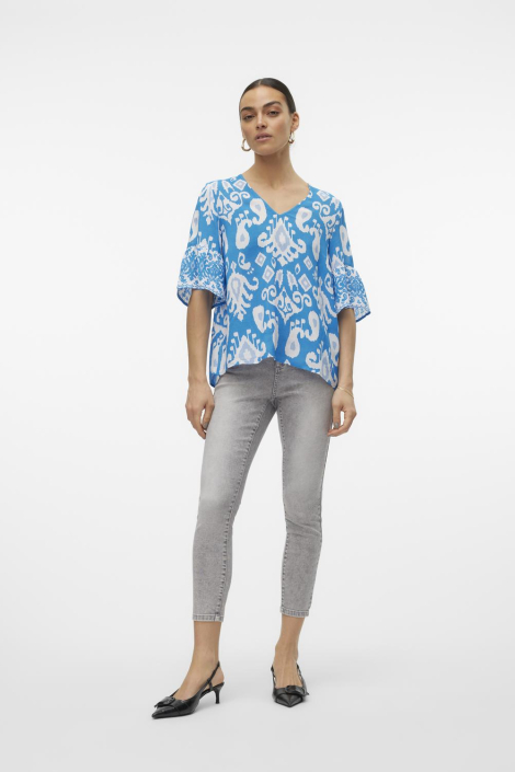 Vero Moda blauwe dames t-shirt