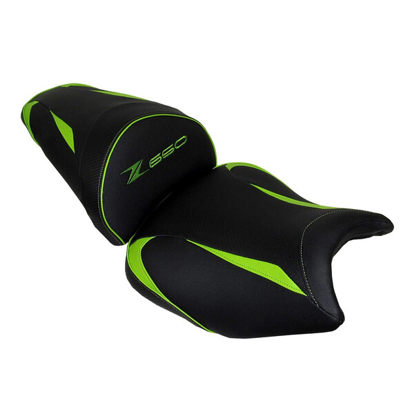 Bagster - Selle Ready Luxe série spéciale Kawasaki Z650 (2020-2023) Noir / Vert fluo