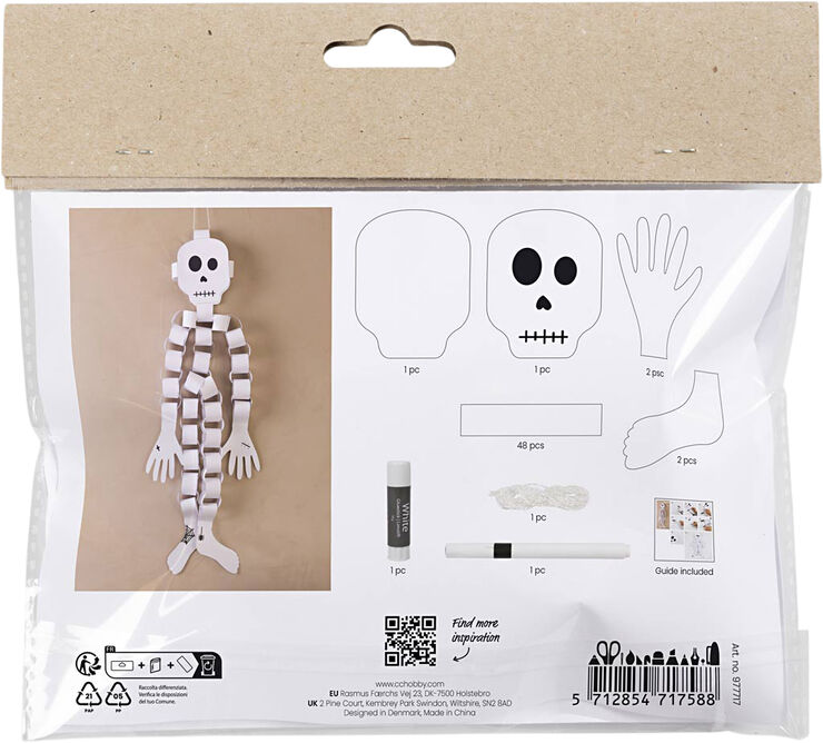 Creativ Company Mini DIY Kit Papirpynt, Skelet