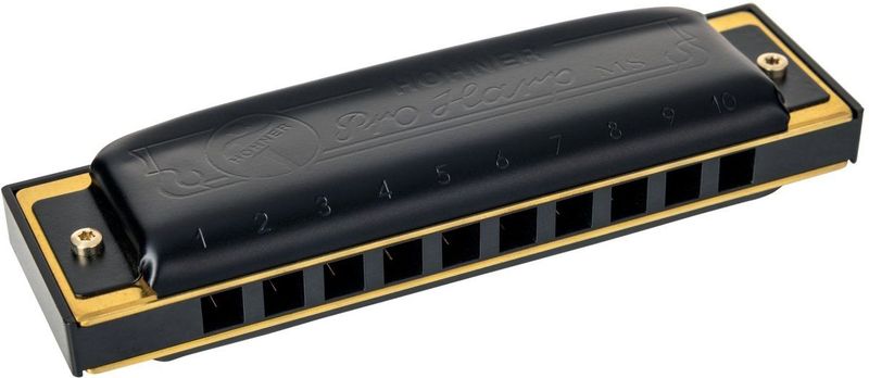 Hohner - Pro Harp MS - Diatonische Mondharmonica - Zwart