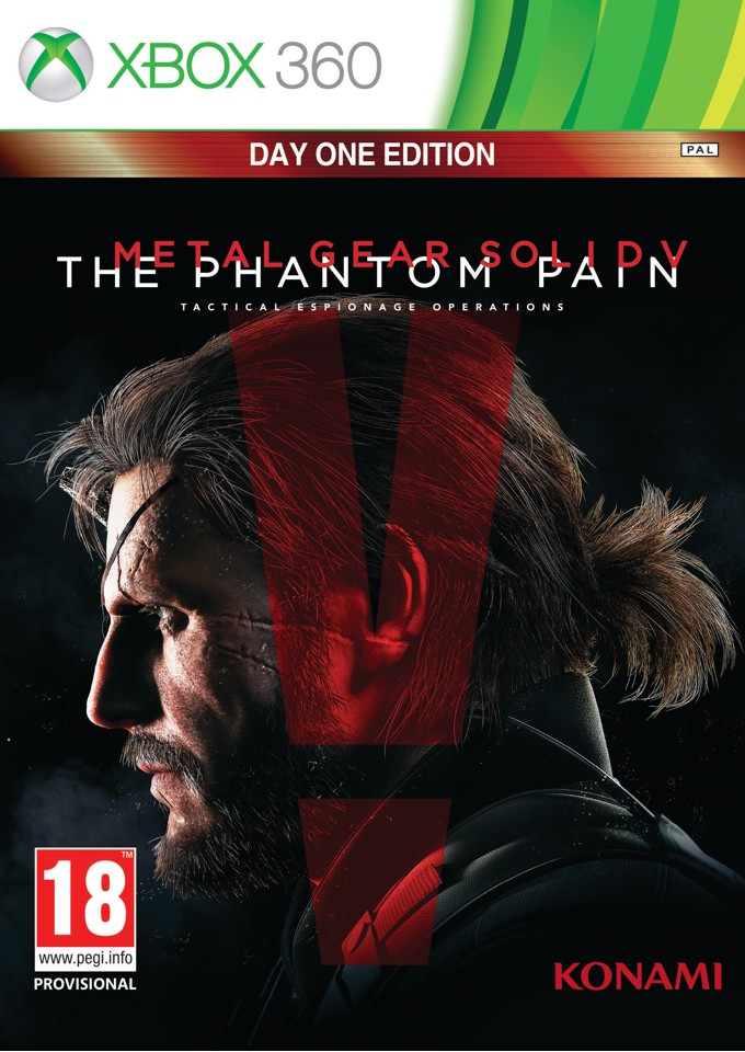 Metal Gear Solid V (5): The Phantom Pain - Day One Edition with Steel Case- Xbox360