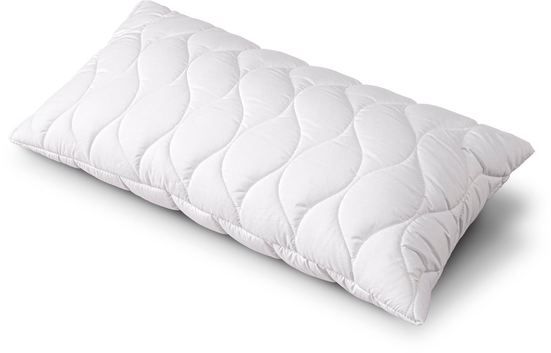 John Cotton Microfaserkissen »2für1, Kopfkissen, ein Kissen gratis, 40x80 cm, 80x80cm« Füllung: 100% Polyester Bezug: Microfaser Spar-Set, 1 Stk. tlg. ergonomisch, strapazierfähig, hochwertig, Kissen im Spar-Set