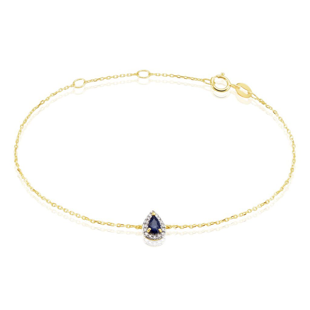 Bracelet Or Jaune Juliettina Saphir
