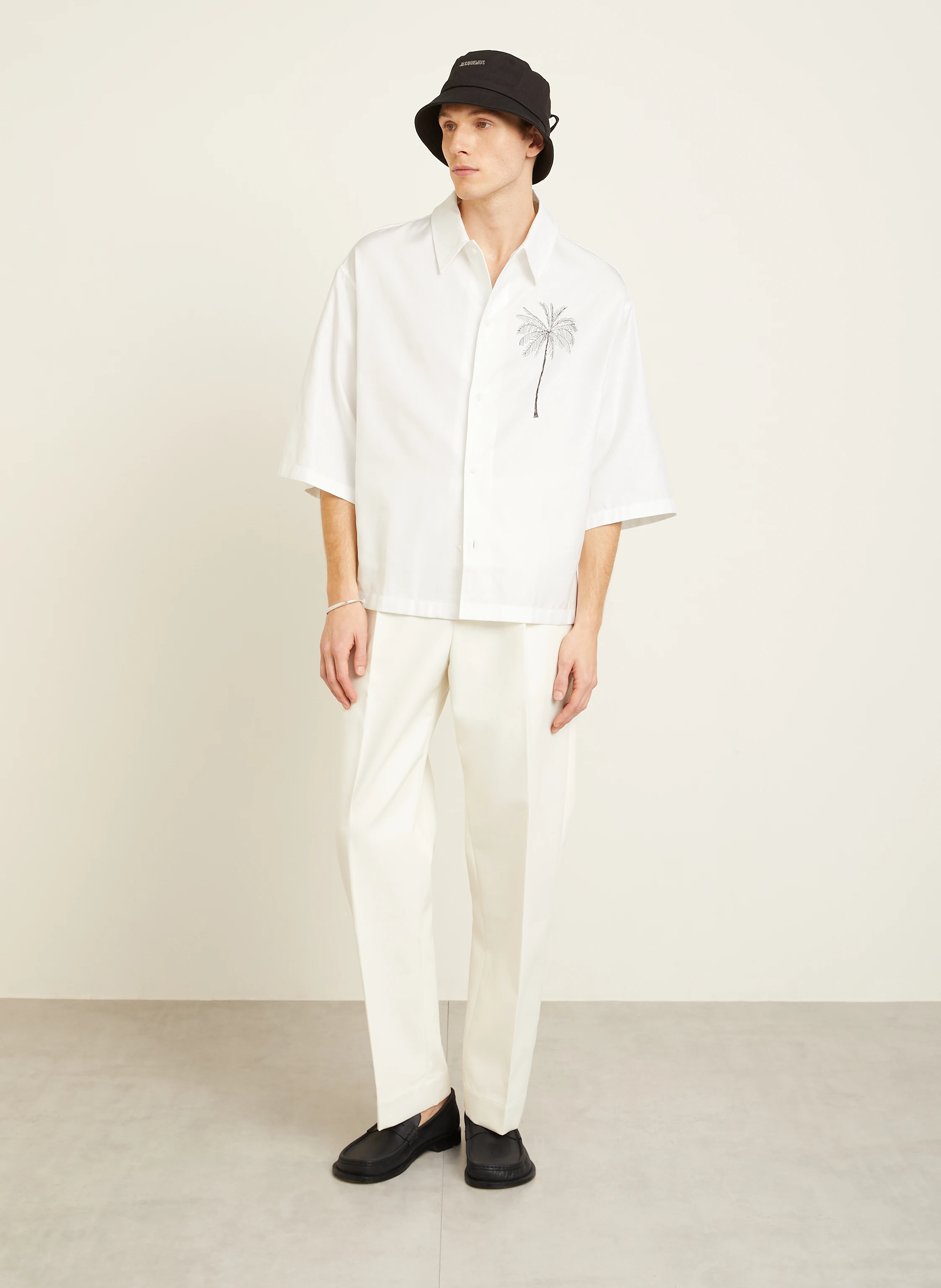 JACQUEMUS Kurzarm-Hemd LA CHEMISE ALOE Comfort Fit