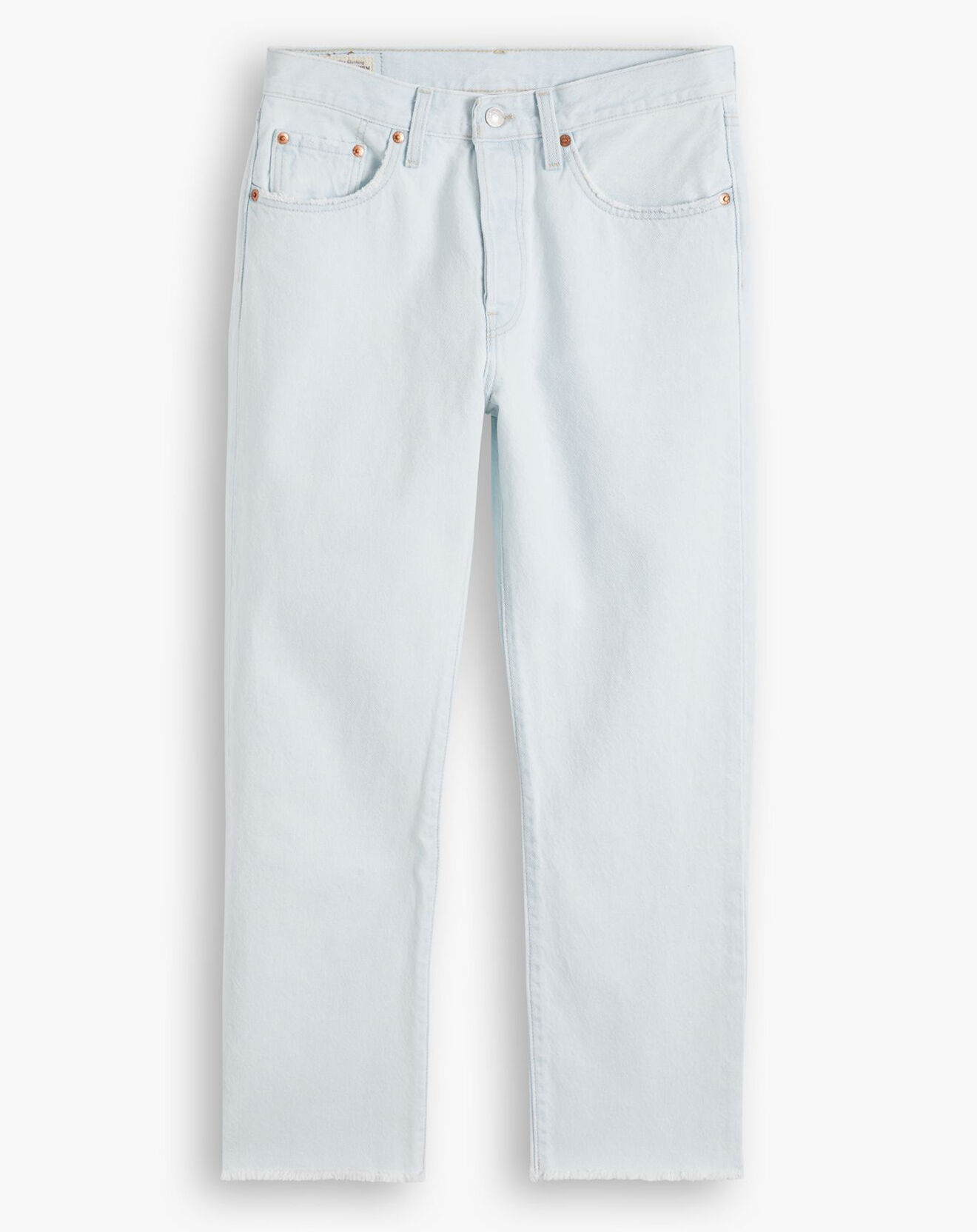 Levi's® Jean 501 Crop taille haute bleu clair