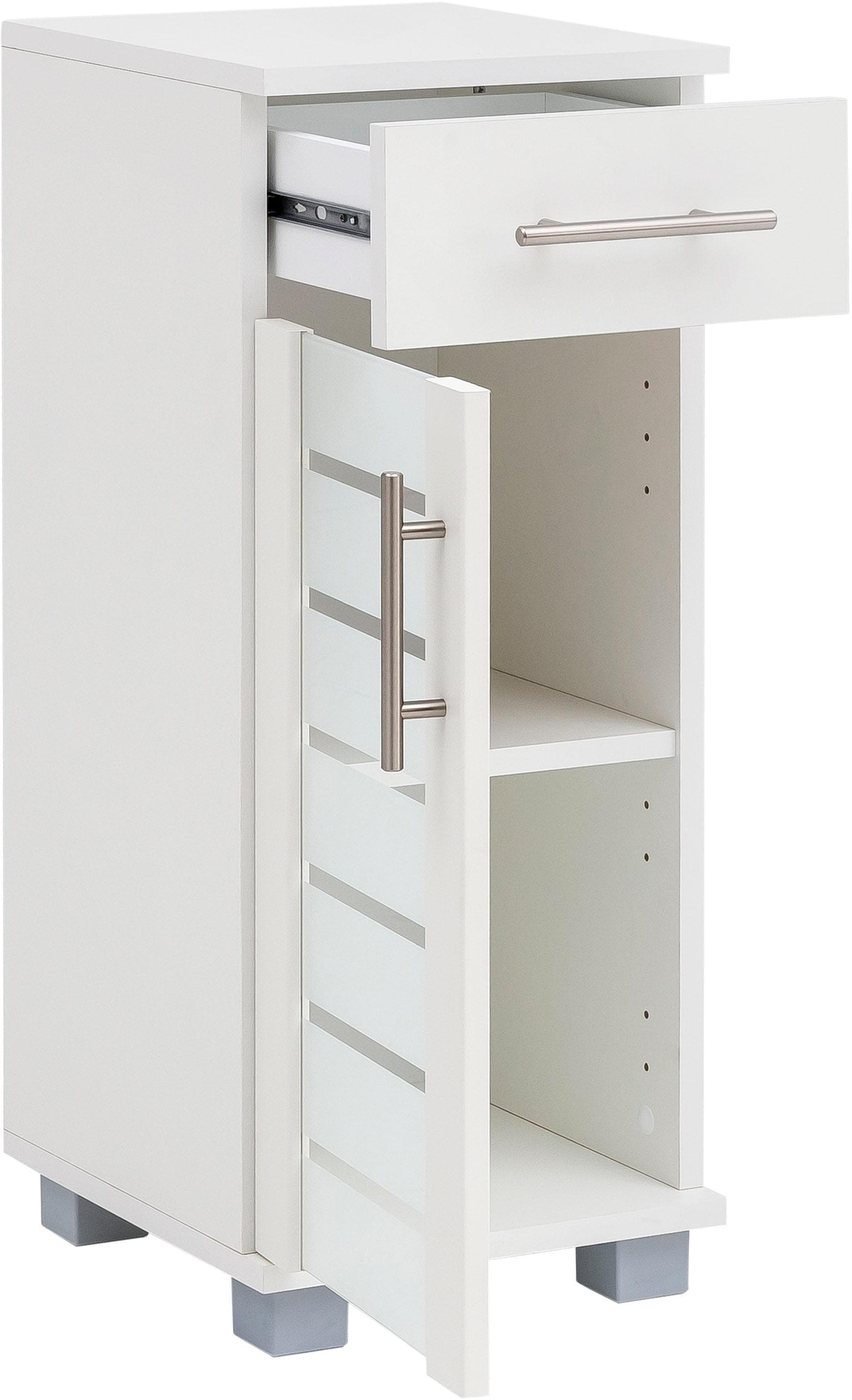 Schildmeyer Unterschrank »Nikosia« Breite 30 cm, mit Glastür, 1 Schublade, MDF-Fronten, Metallgriffe