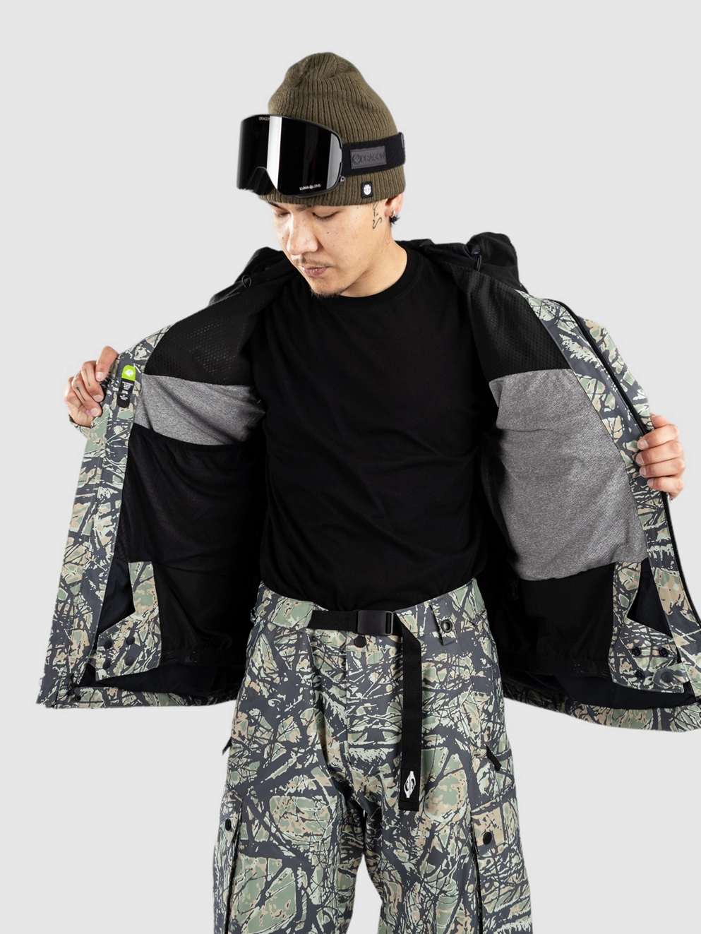 Quiksilver High Altitude 20K Jacket woodland abstr sea spray
