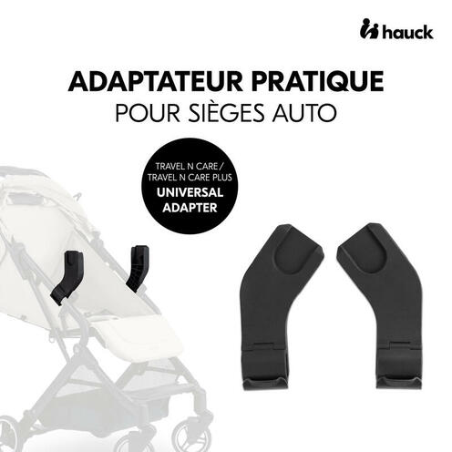 Pousette Travel N Care / Plus Universal Adapter - Noir - HAUCK
