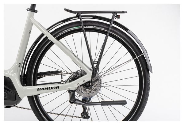 Vélo de Ville Électrique Winora Tria 10 Wave Shimano Deore 10V 500 Wh 700mm Gris 2023