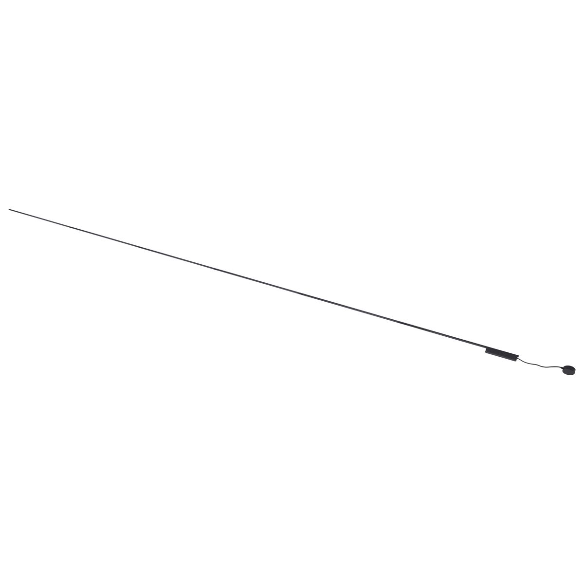 Modern railsysteem zwart 1-fase 600 cm - Magnetic