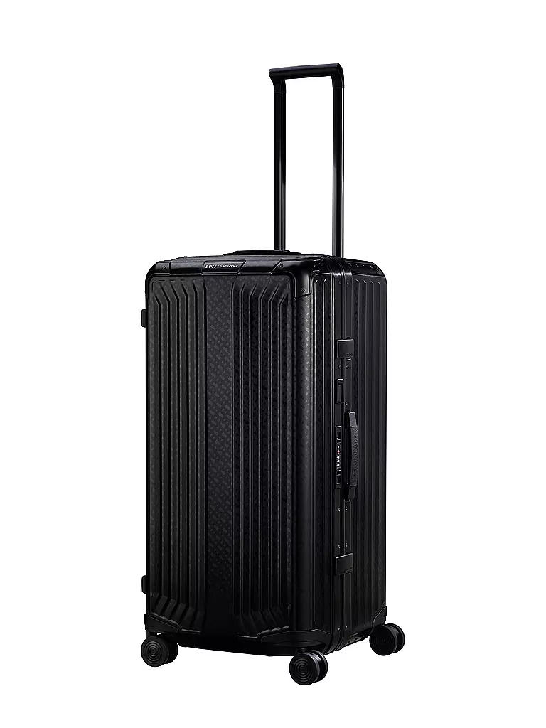 SAMSONITE Trolley TRUNK 80cm graphite monogram schwarz