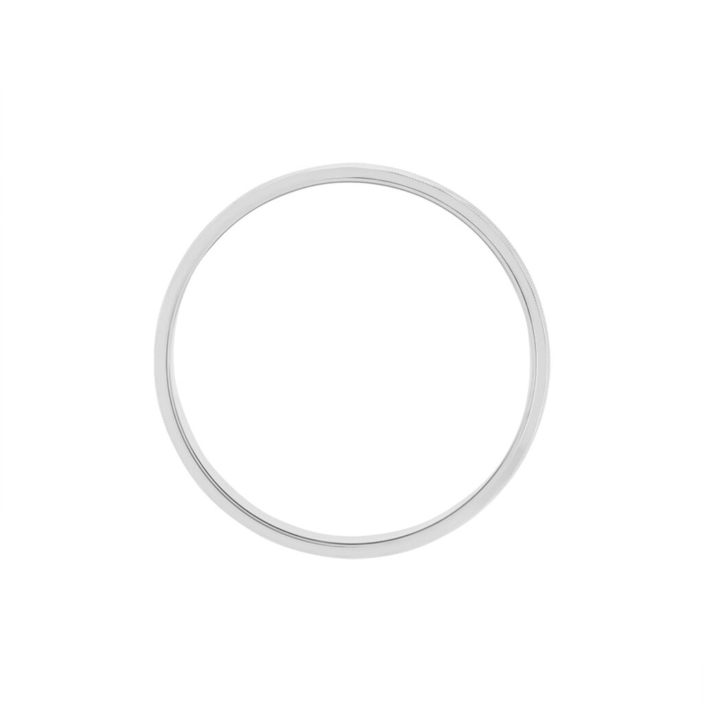 Alliance Corrinne Ruban Plat Argent Blanc