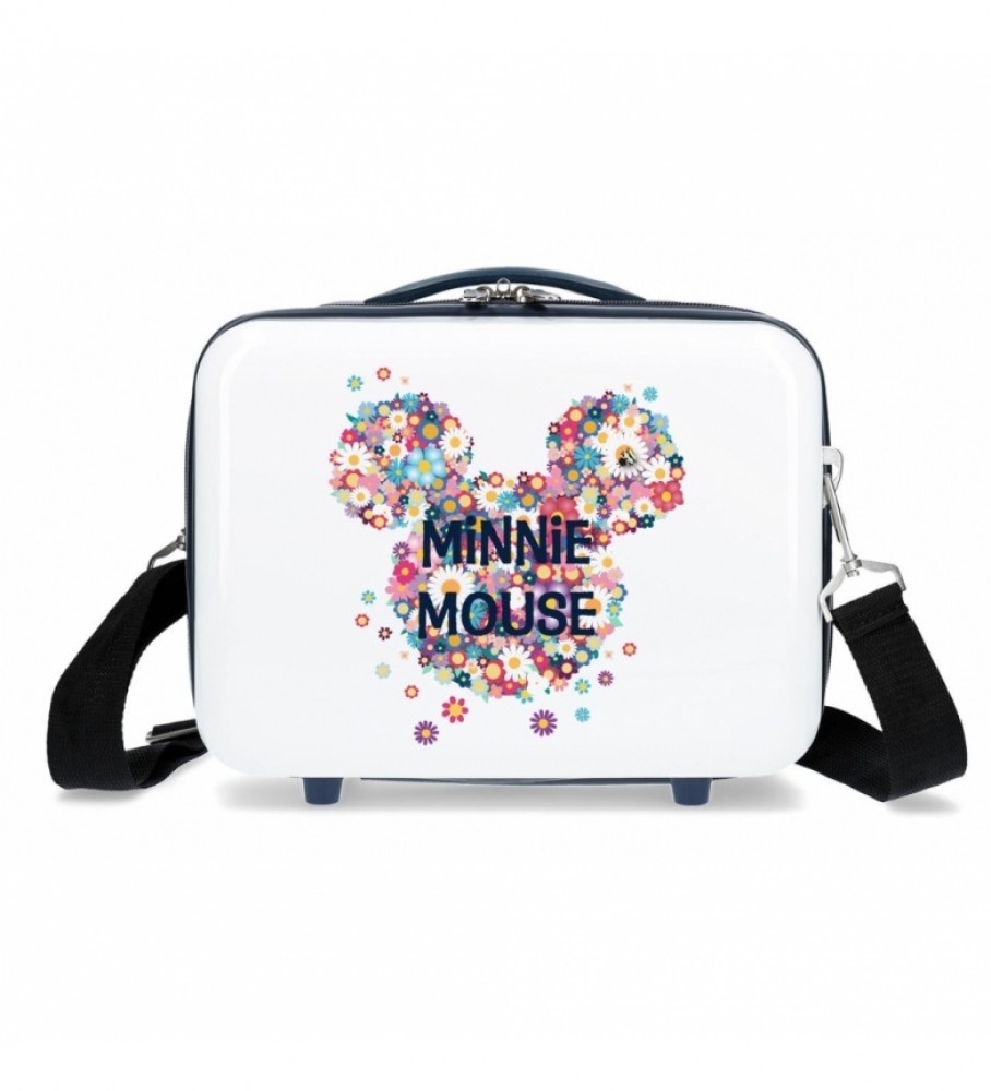 Bolsa Joumma Neceser ABS Minnie Sunny Day Flores Azul - 29x21x15cm -