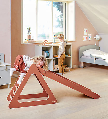 Flexa Leget?rn m. Rutsjebane - Midi - Play - Blåsh/Birch Plywood