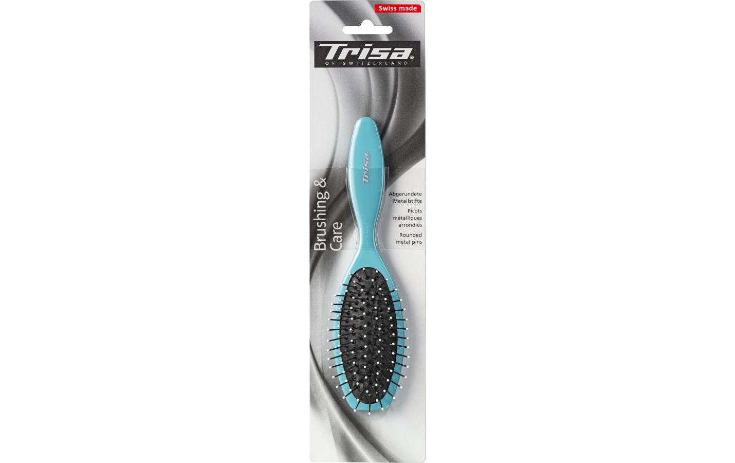 Basic Brushing Small, GummikissenbürsteHochwertige Haarbürste mit Metallstiften