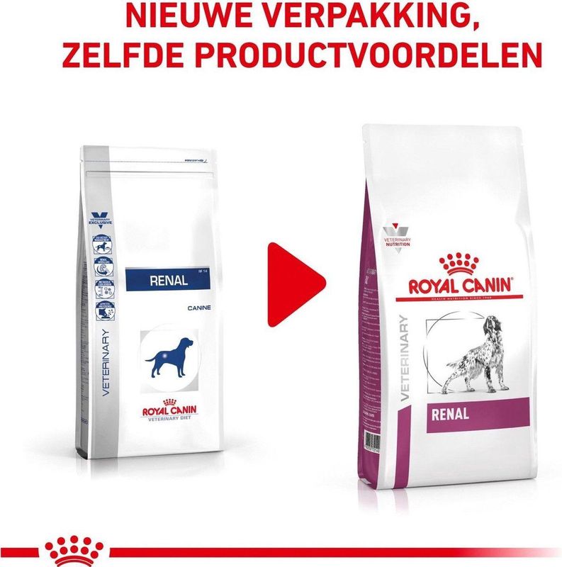 Royal Canin - Renal - Hondenvoer - 14 kg - Ondersteunt Nierfunctie