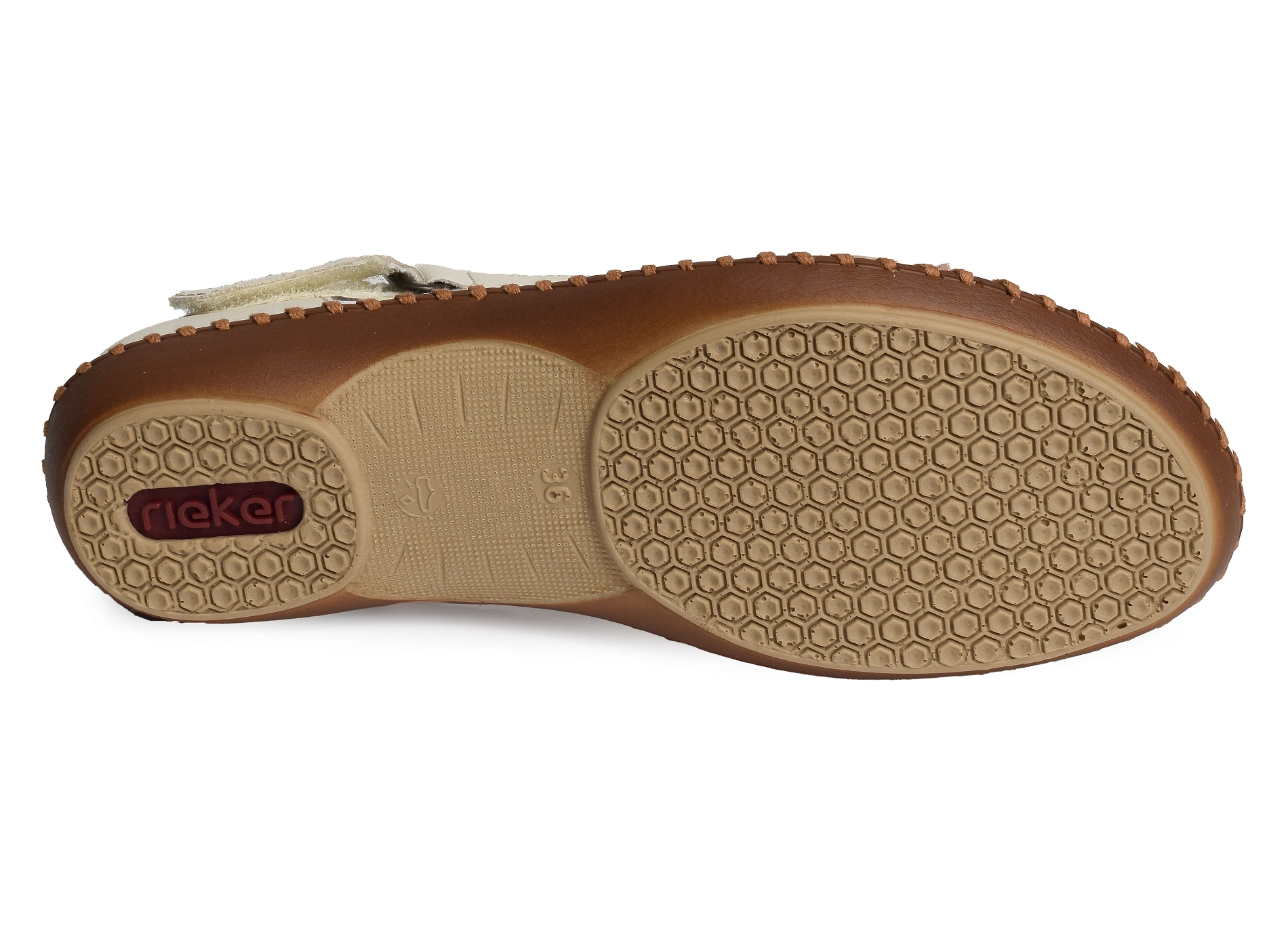 M1655 beige blanc
