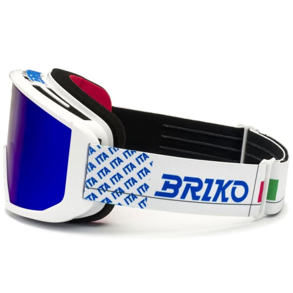 Masque de ski BRIKO VULCANO MASK ITALIA WHITE SCIENCE BLUE