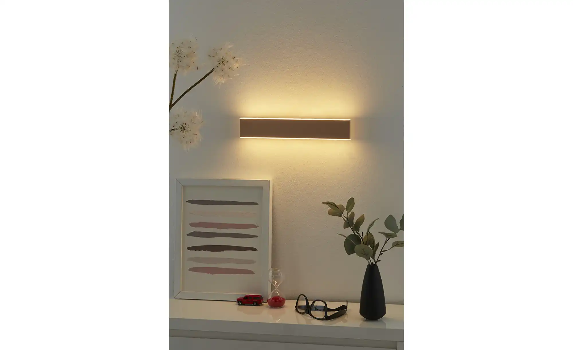 HELL-höllisch gutes Licht LED-Wandleuchte, rose´gold, up & down