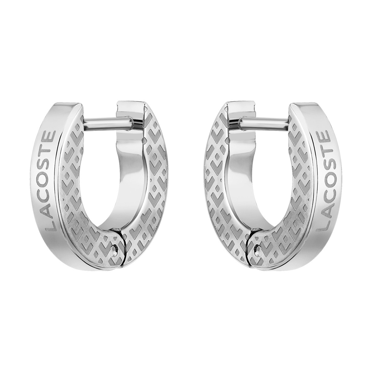 Boucles d'oreilles LACOSTE acier