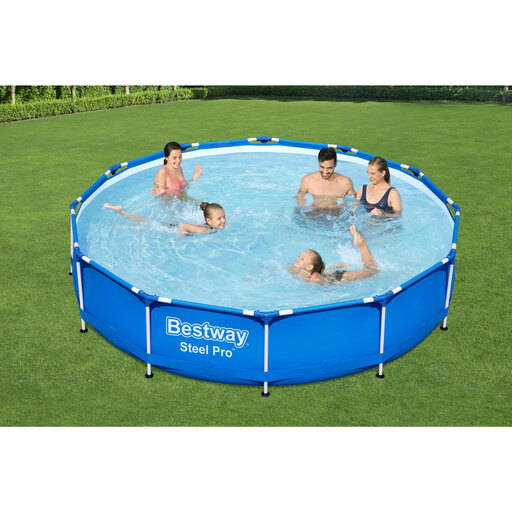 Piscina Tubular Bestway Steel Pro 366x76 cm Acima do Solo