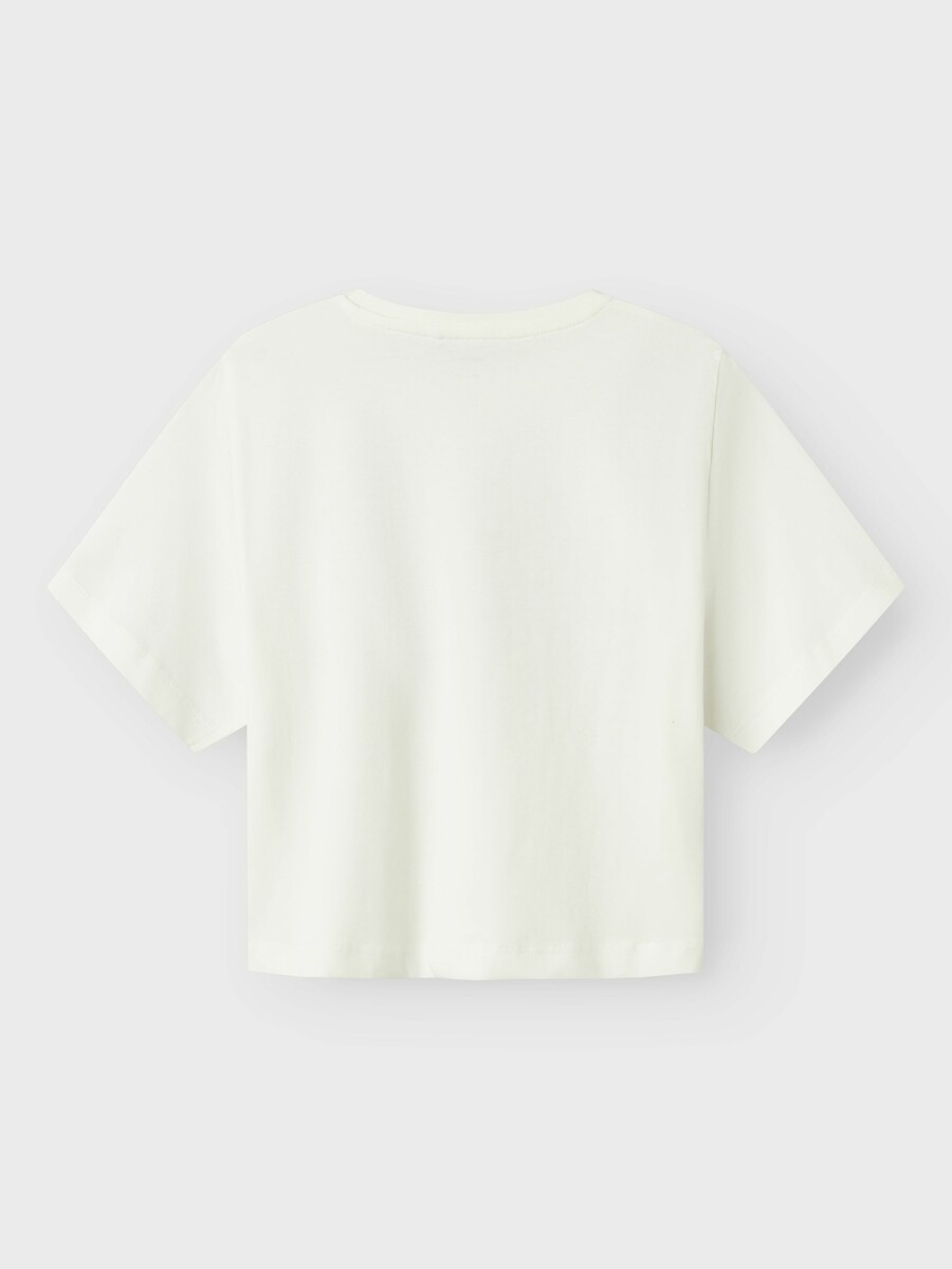 Nomeie como quiser<br>Camiseta de manga curta com estampa na frente