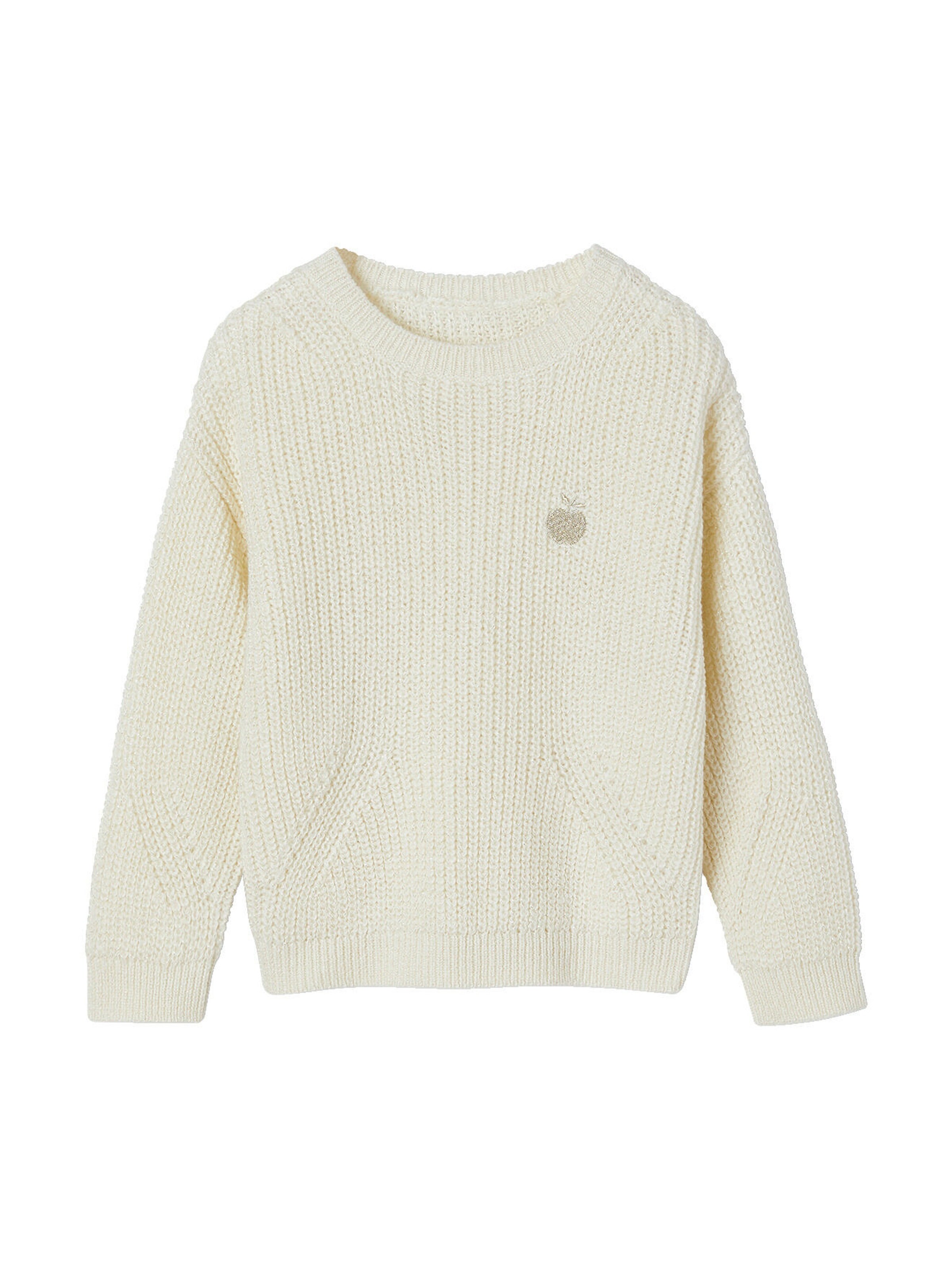 Vertbaudet Mädchen Pullover wollweiß