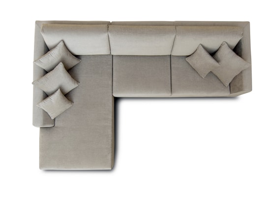 CITY - Canapé tissu Cairo angle gauche beige maia 03