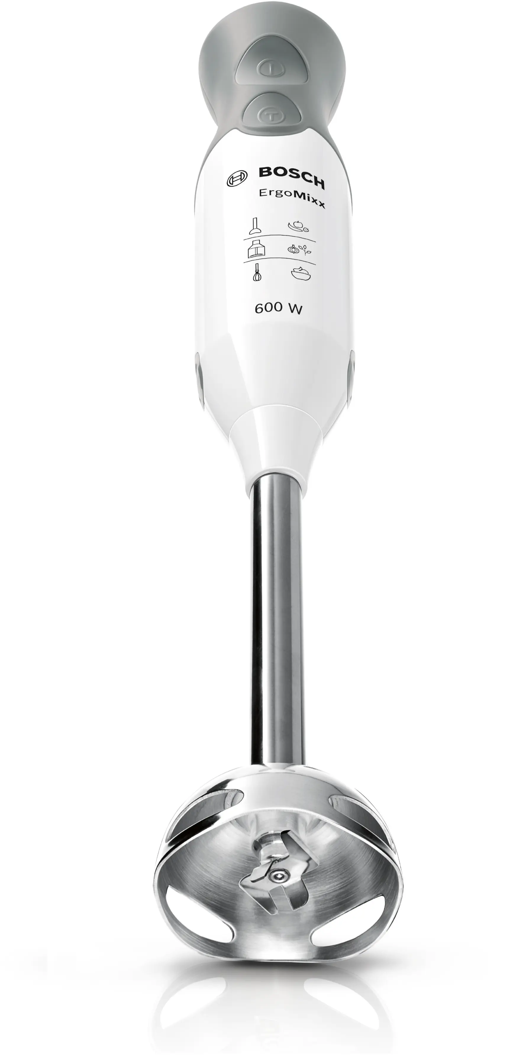 Staafmixer ErgoMixx 600 W Wit, Grijs MSM66110