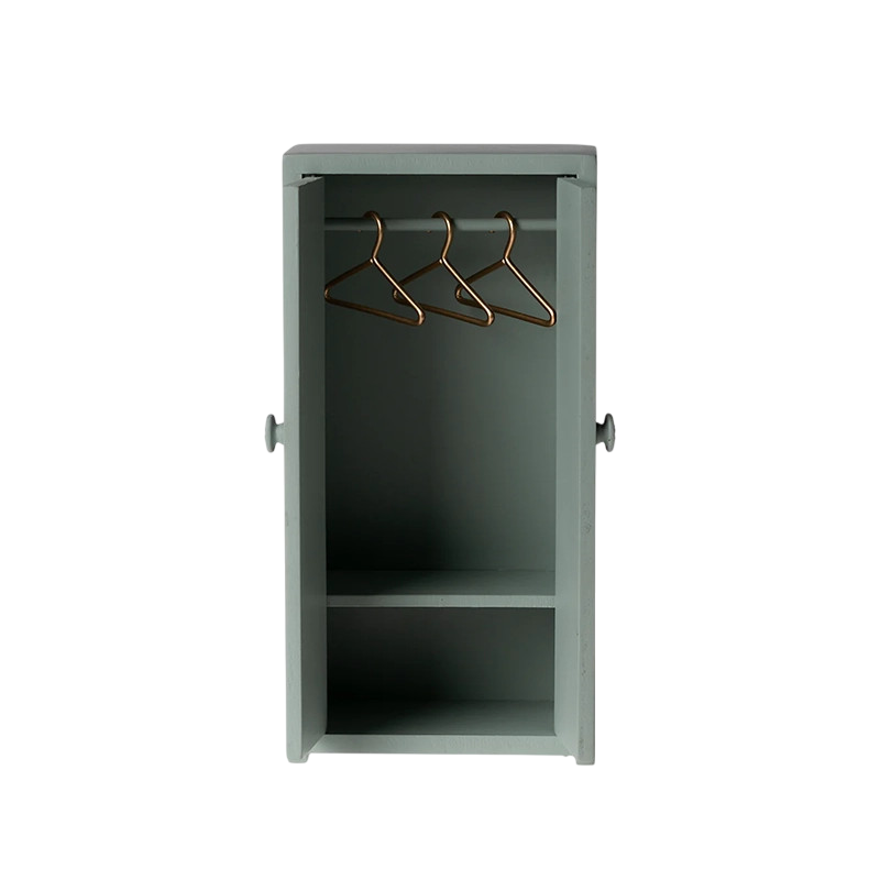 Maileg Maus Kleiderschrank Soft Blue