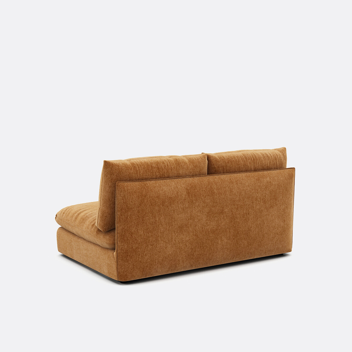 LA REDOUTE INTERIEURS<br>Sofá modular de 2 lugares. poliéster manchado, Malo