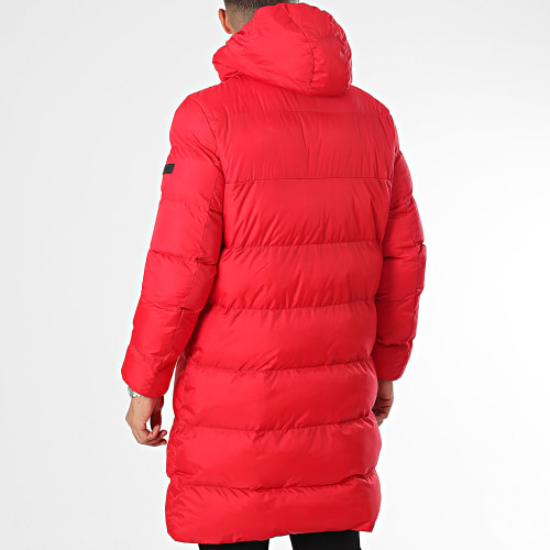 Doudoune Capuche Longue Jackson Rouge