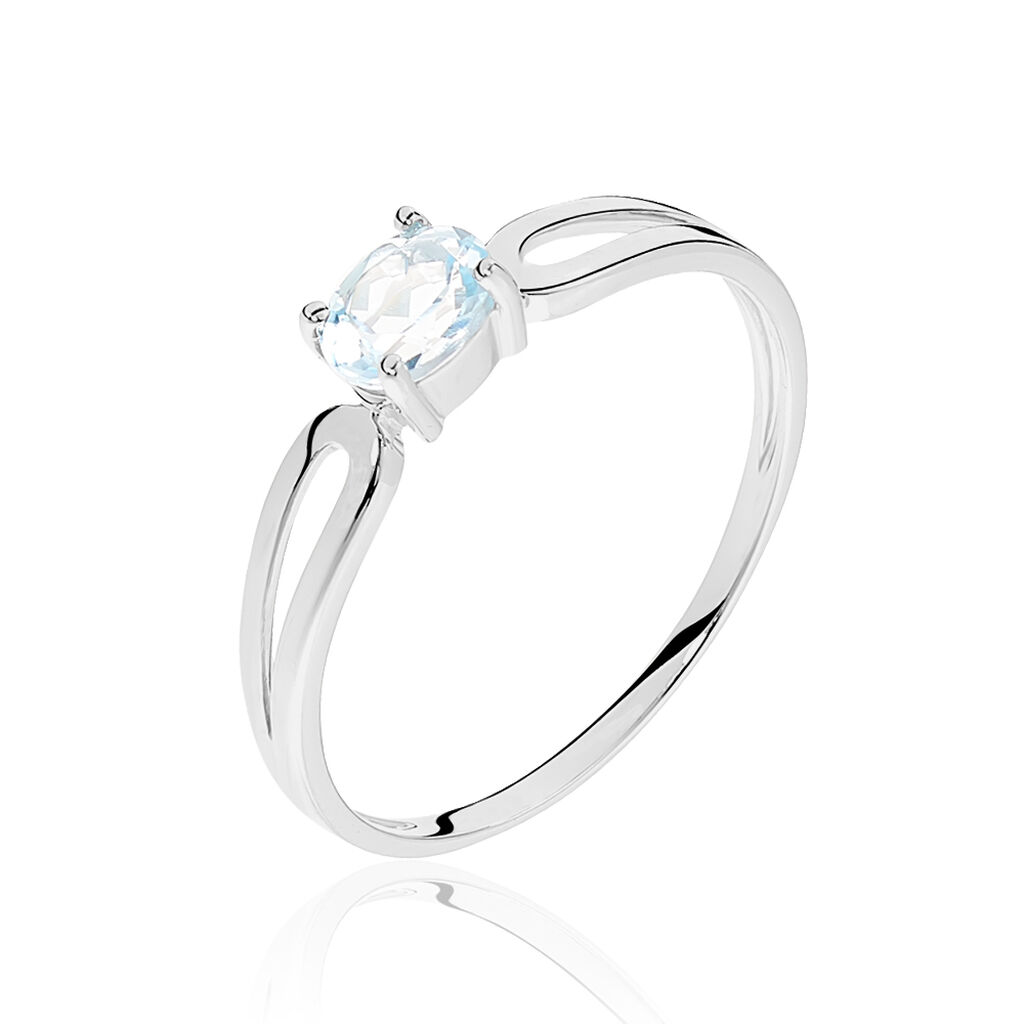 Bague Catheline Or Blanc Topaze