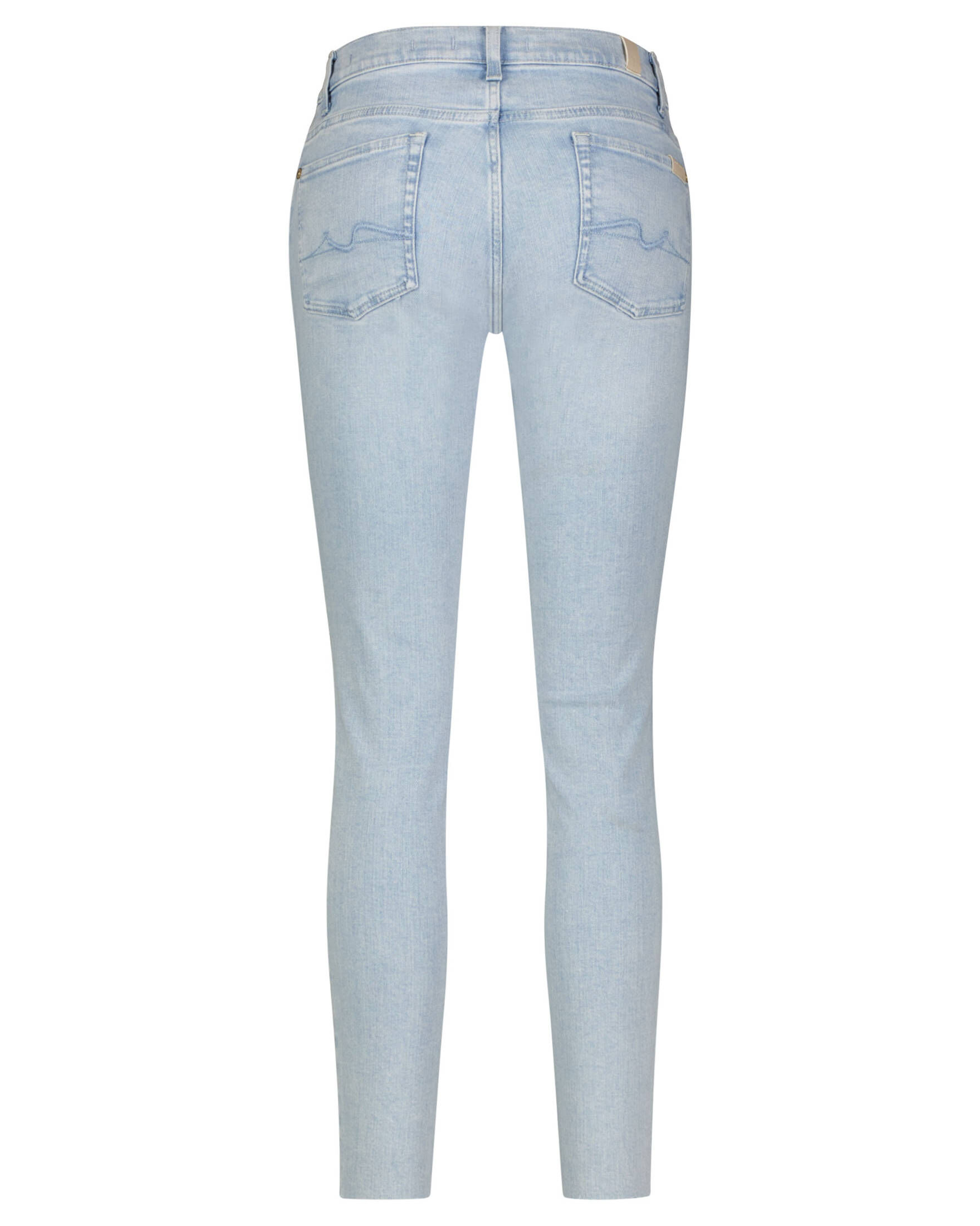 7 for all mankind| Damen Jeans HW SKINNY CROP SLIM ILLUSION ARISE WITH RAW CUT Skinny Fit