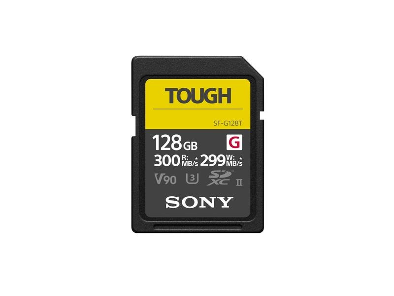 Sony SDXC-Karte Tough UHSII V90 128 GB SF-G Serie mit TOUGH Spezifikation – Leistung und Beständigkeit, auf die Sie sich verlassen können