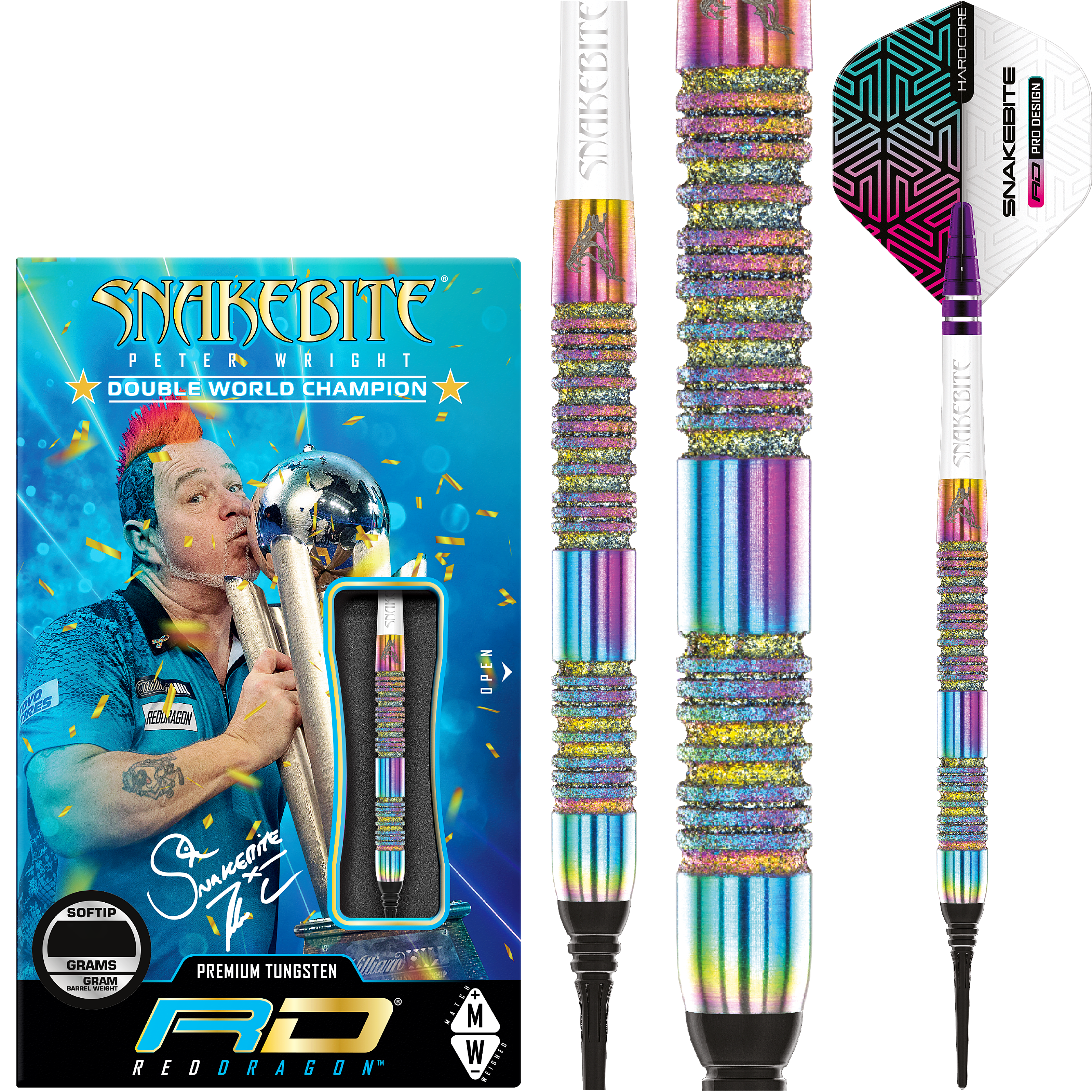 Red Dragon - Peter Wright Diamond Fusion Spectron SE - Softdart