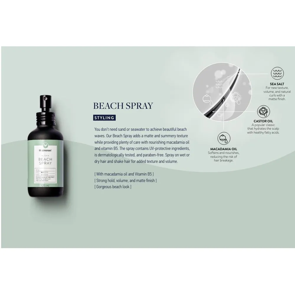 HH Simonsen Beach Spray - 125 ml.