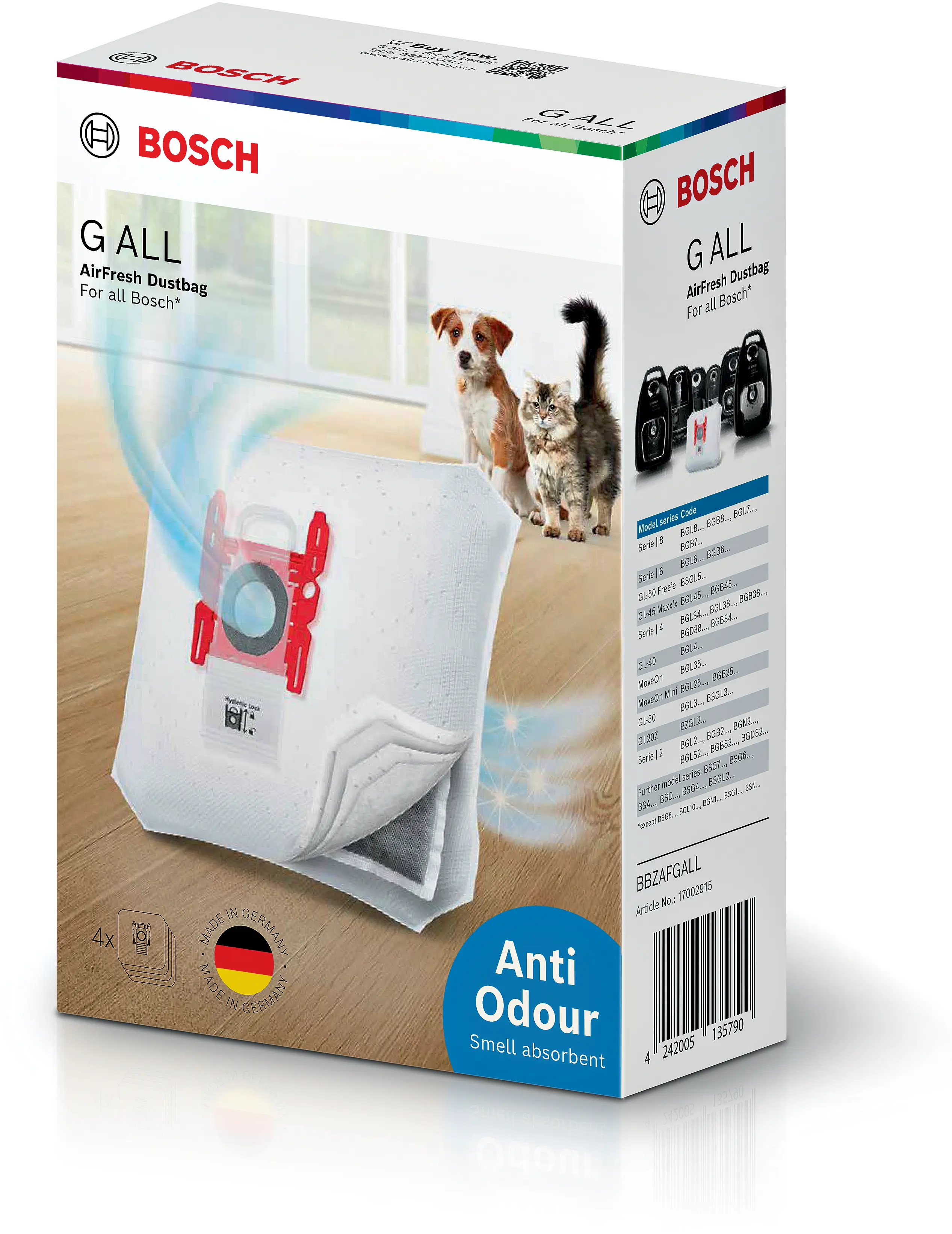 Stofzuigerzak AirFresh G ALL BBZAFGALL • 17002915