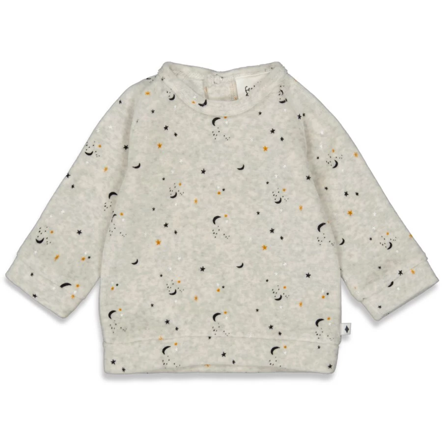 Feetje Sweatshirt Moon Child Grijs Melange