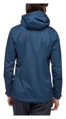 Veste Imperméable Femme Black Diamond Stormline Bleu