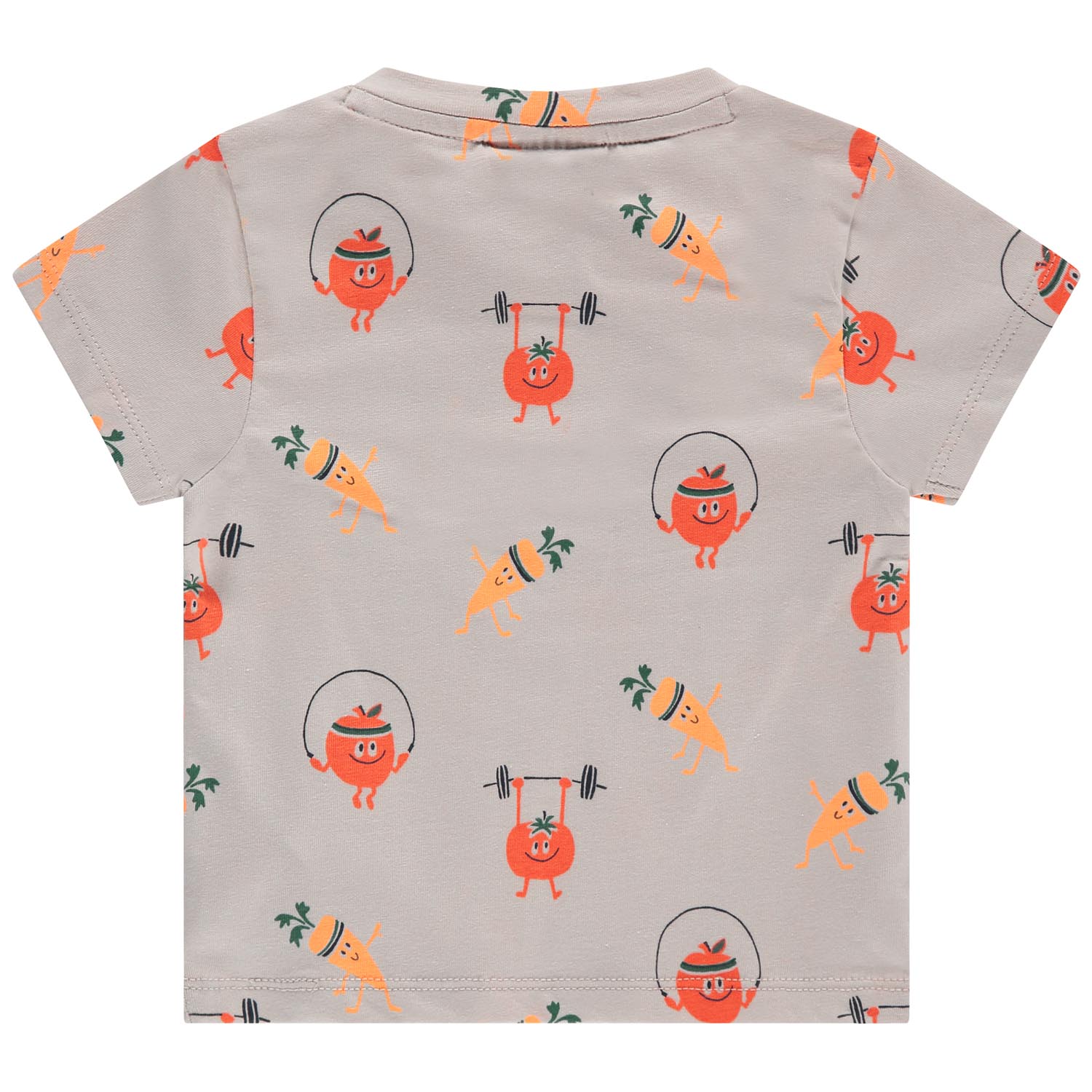 Babyface T-shirt korte mouwen all over print beige