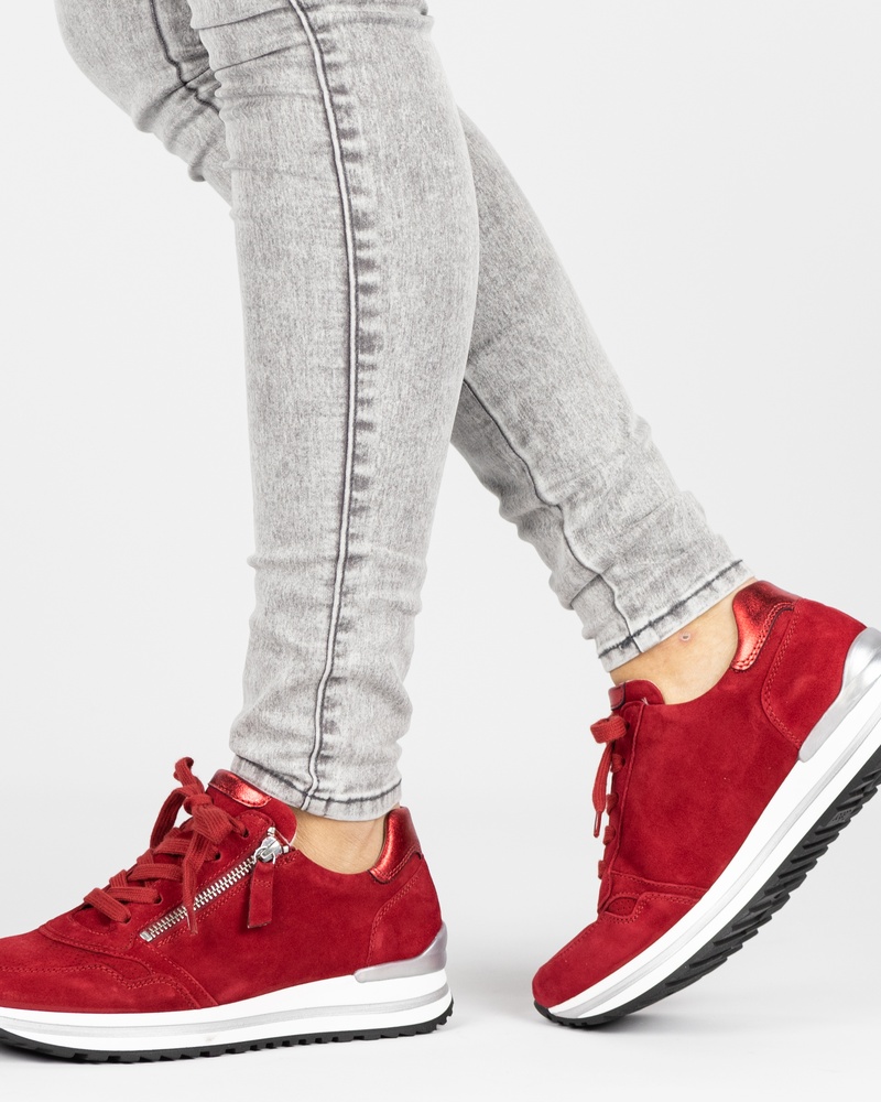 Gabor Lage sneakers  - rood