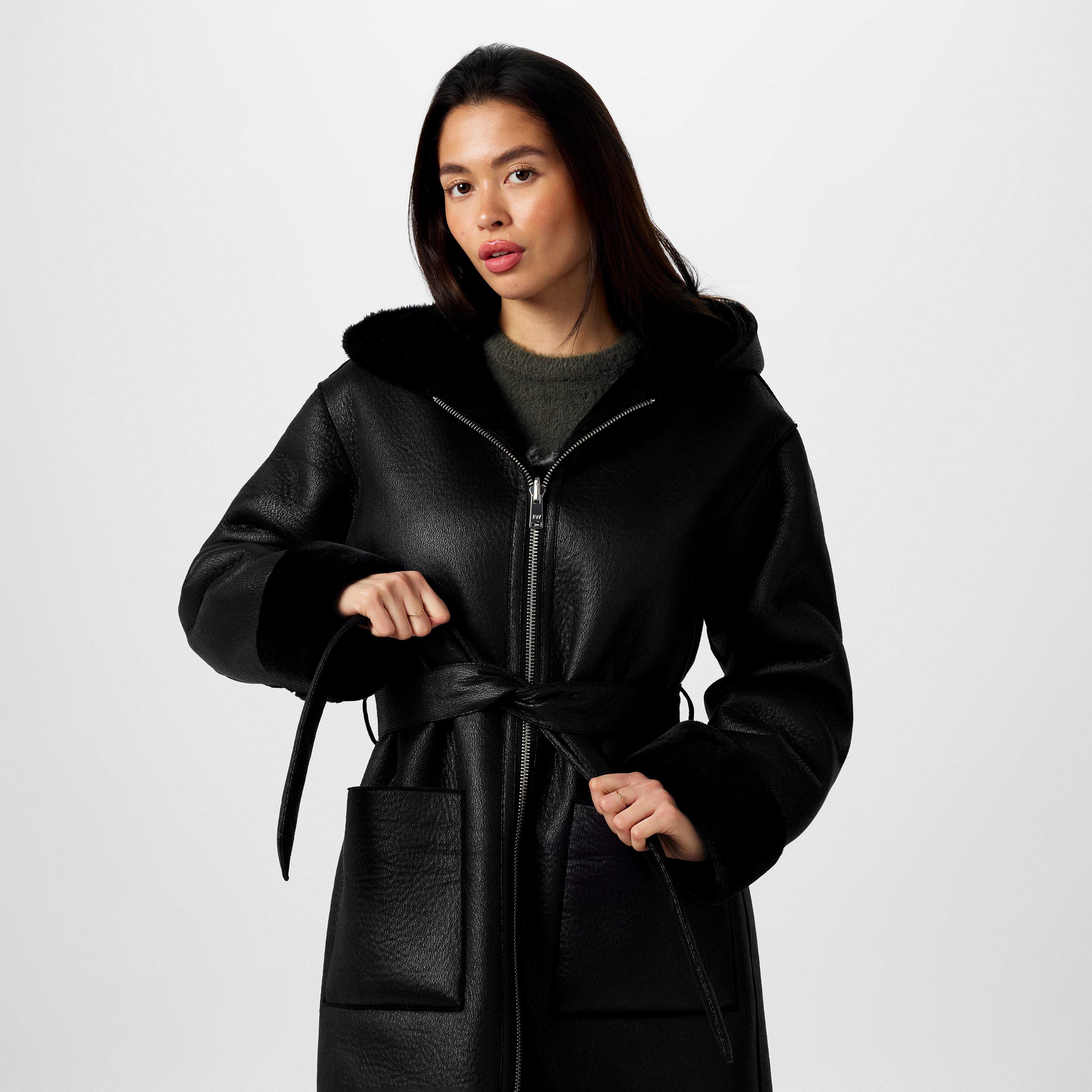 Jack Wills JW Long Shearling Jacket