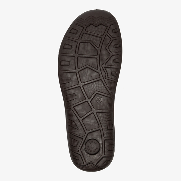 Mountain Peak leren heren sandalen bruin