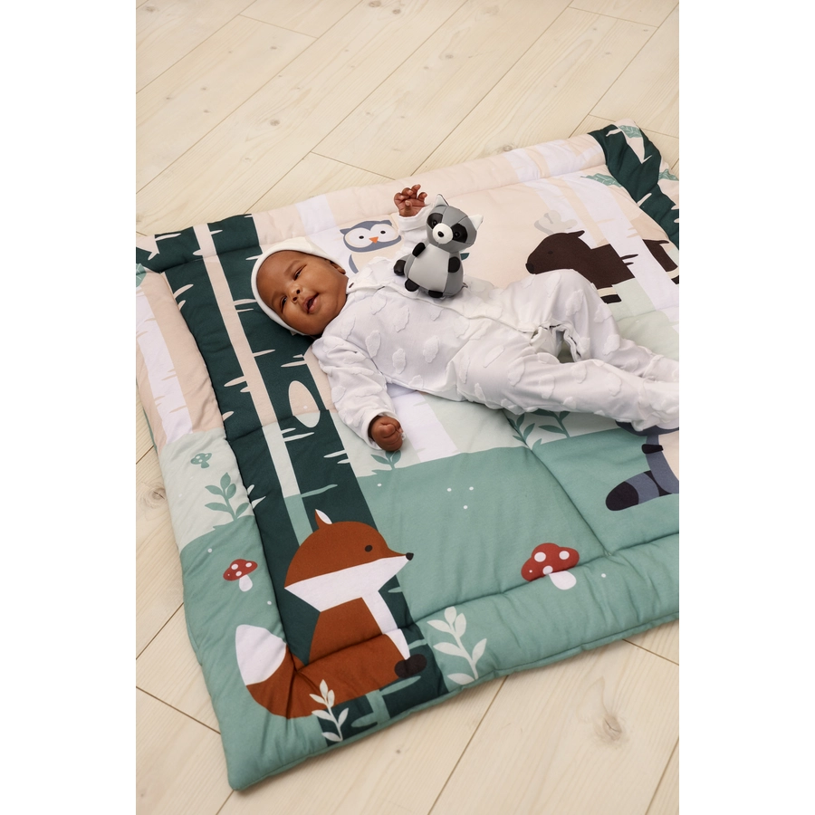 Little Big Friends Patchwork Spielmatte  - Wald