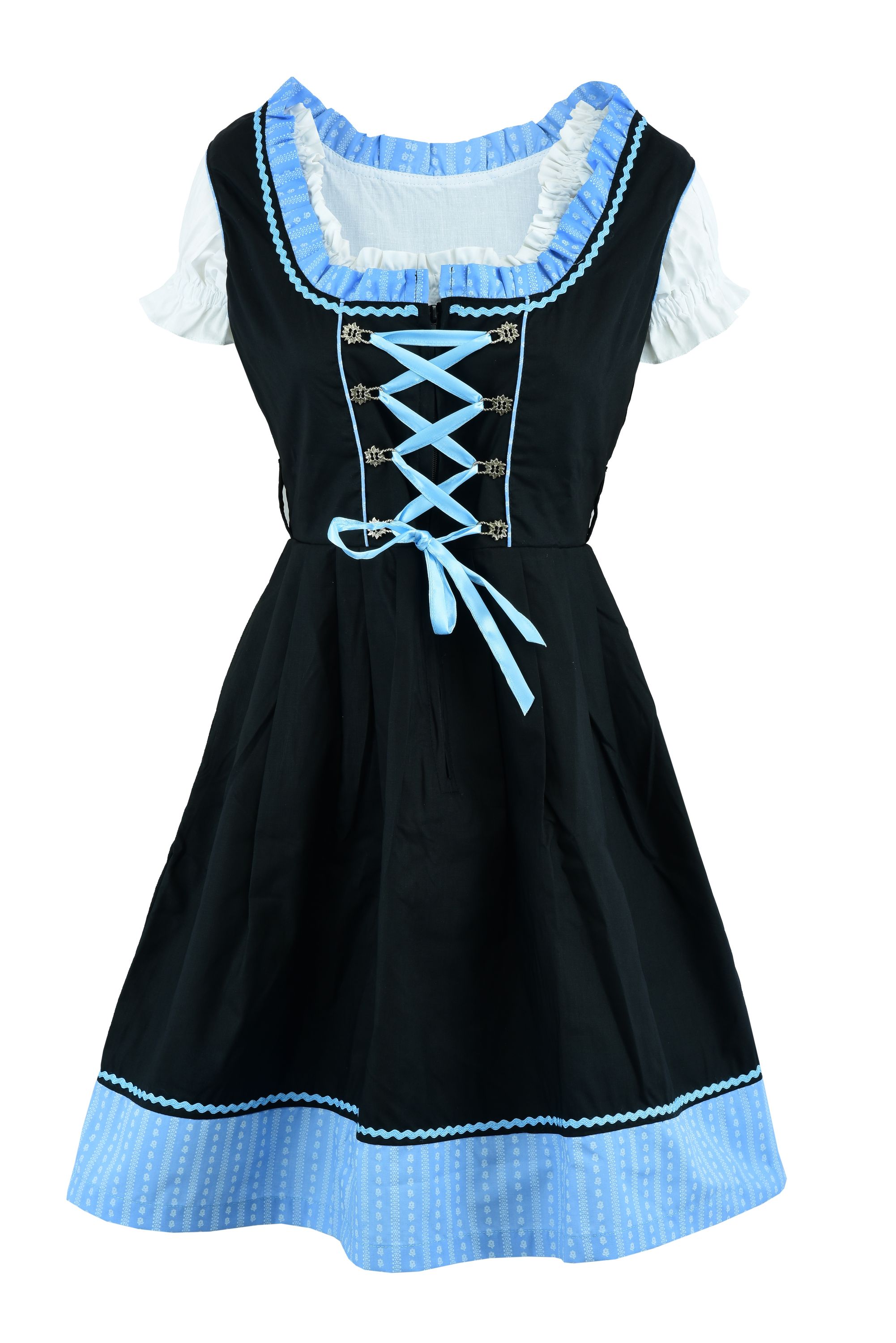 Dirndl Kleid blau Grösse 46