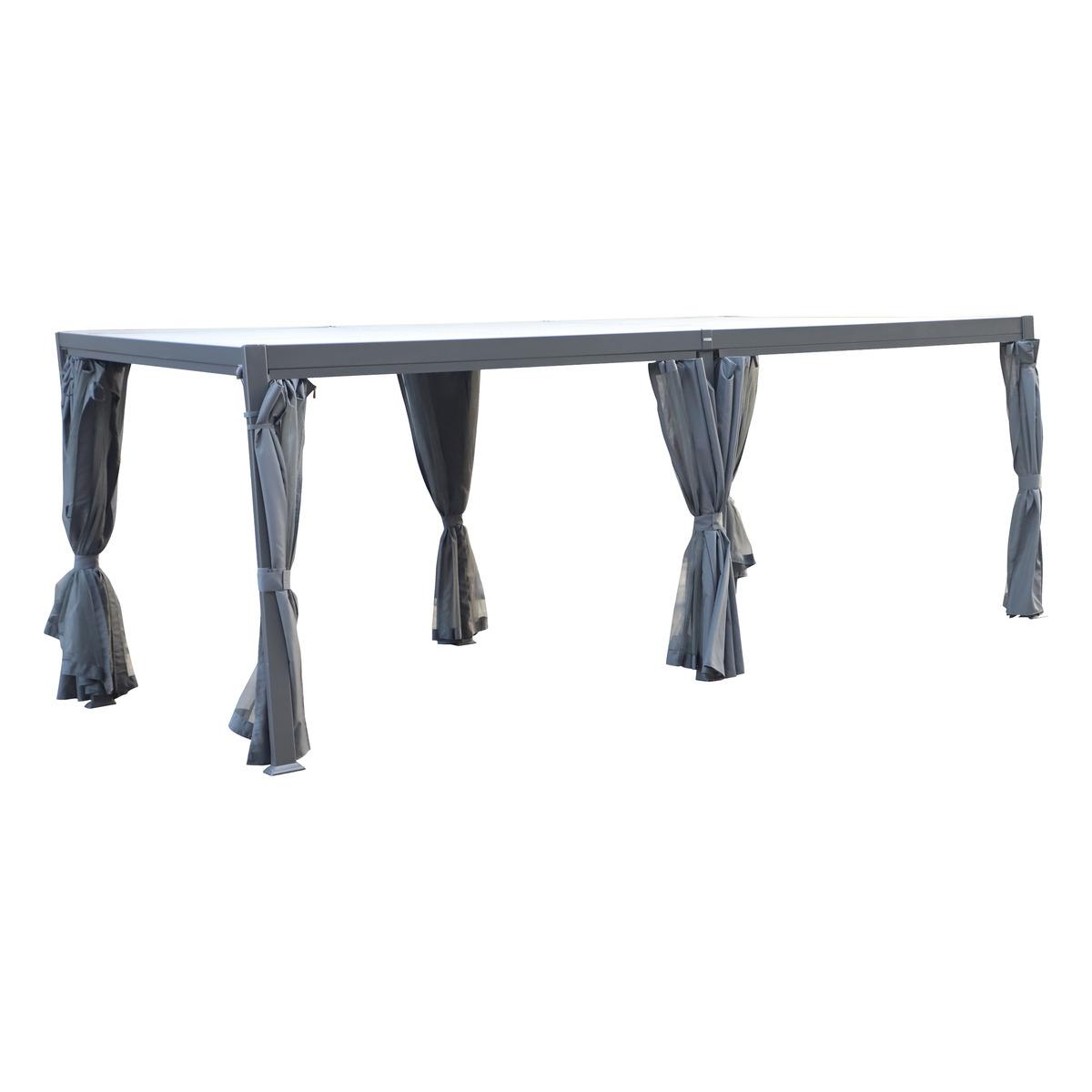RIDEAUX ARDOISE AVILA RAIL 6X3.5M
